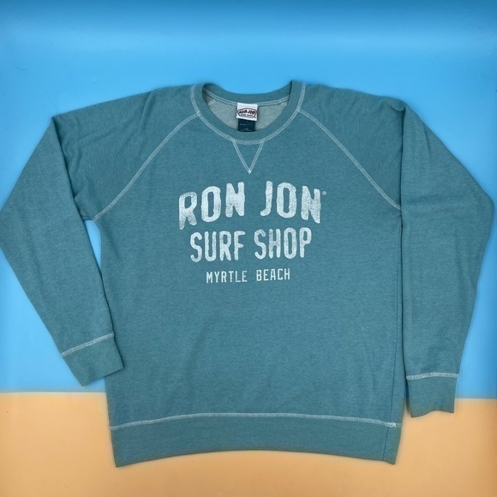 Ron Jon Teal Green 'Ron Jon Surf Shop Myrtle Beach' Long Sleeve Pullover